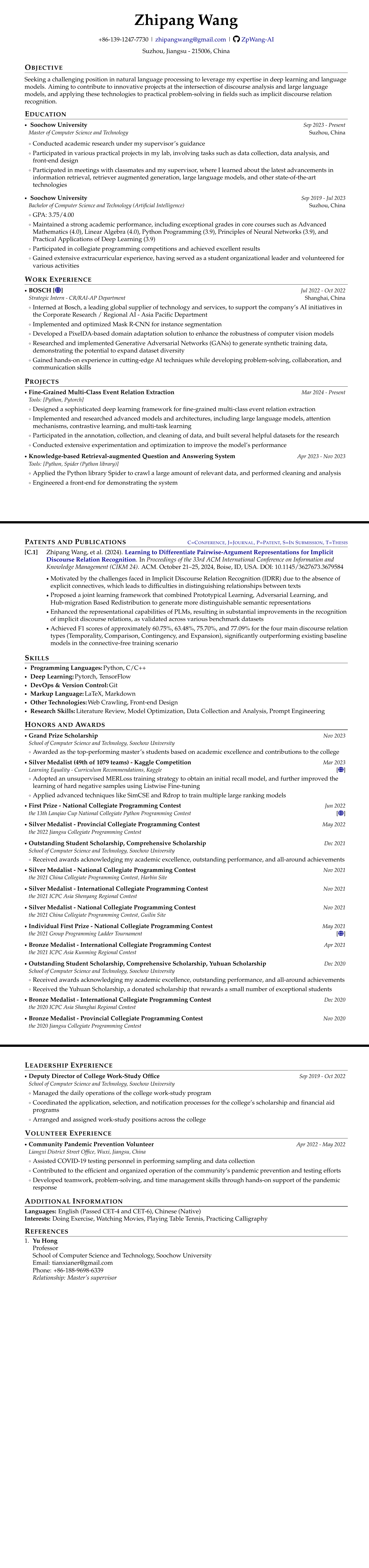 CV